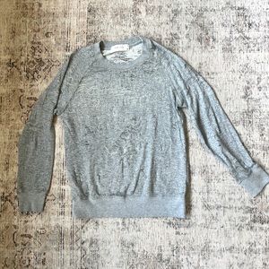 IRO Jeans distressed sweatshirt size M